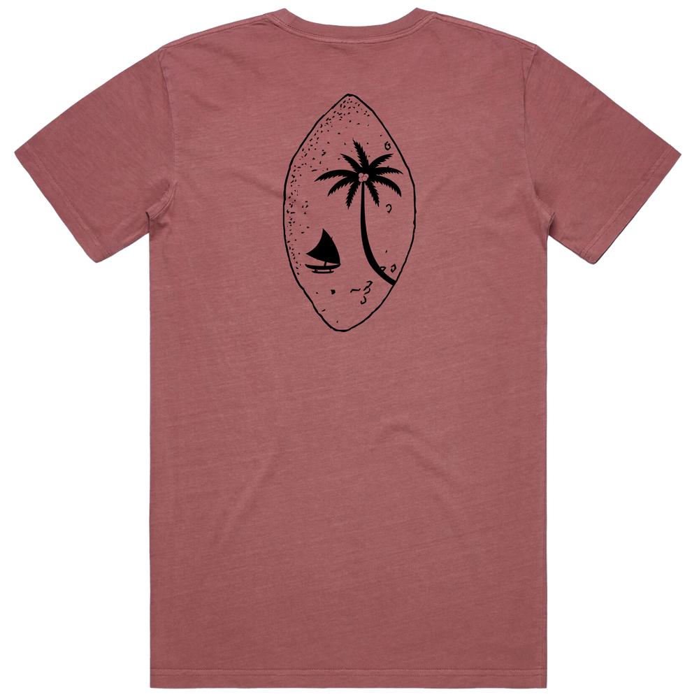 Hafa Slingstone T-Shirt - Faded Wine