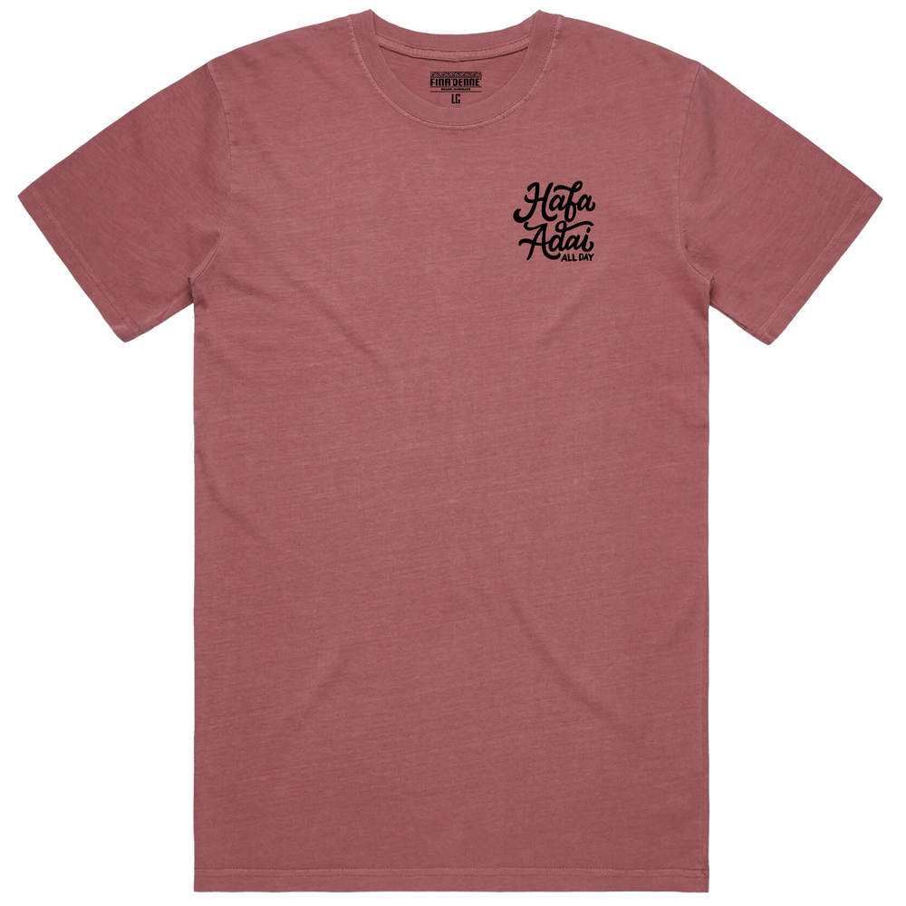 Hafa Slingstone T-Shirt - Faded Wine